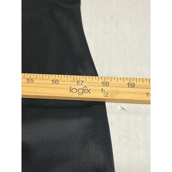 Vintage Vanity Fair Women's Full Slip Dress Lace Satin Whimsigoth Black USA 38 - Picture 10 of 12